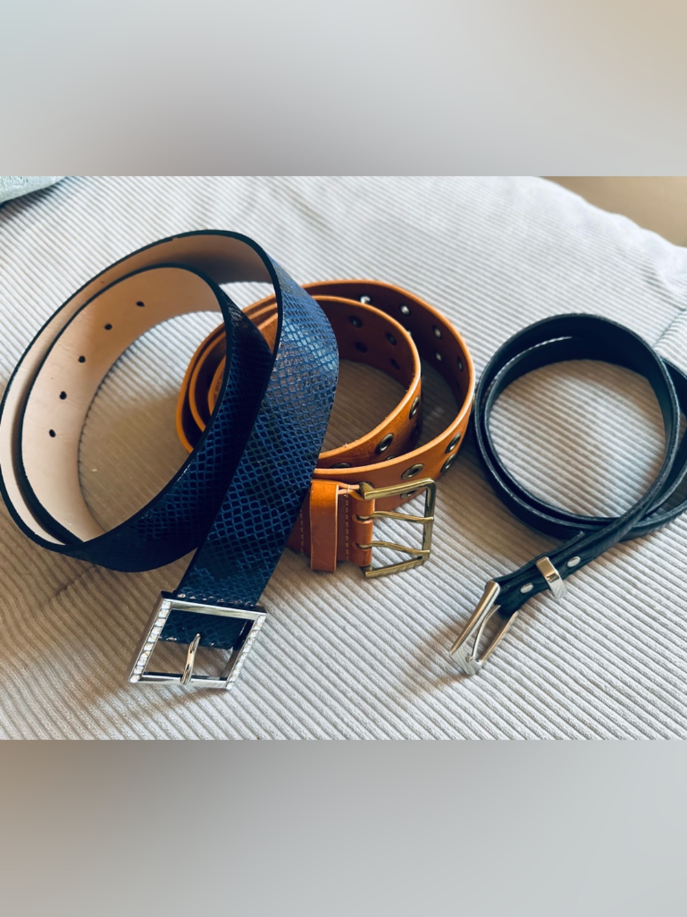 Women’s Belt Set — Anne Klein & Guess Set of 3 Medium